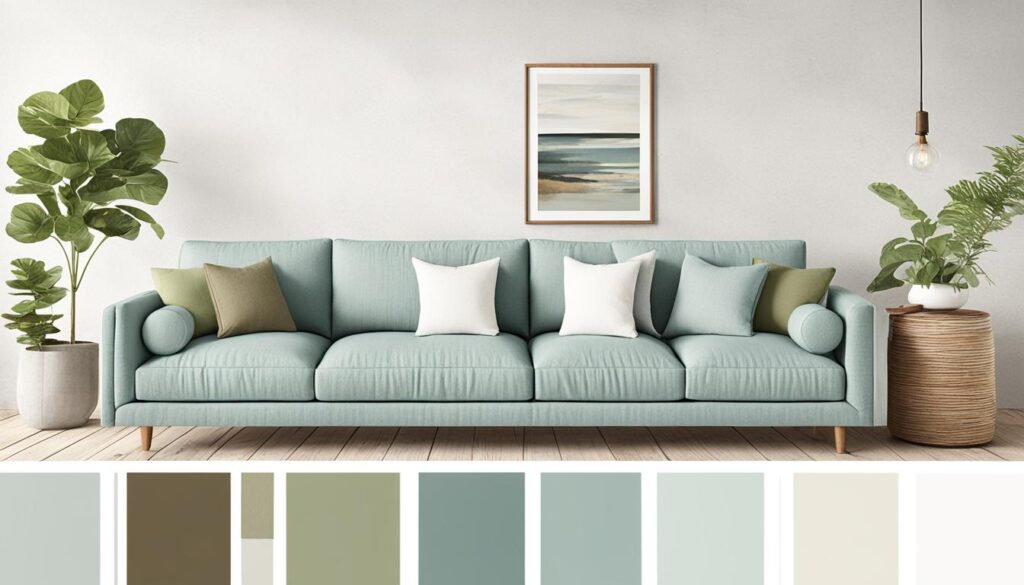 serene living room colors